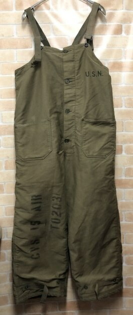 楽天市場】40年代 米軍実物 U.S.NAVY N-2 レインデッキパンツ