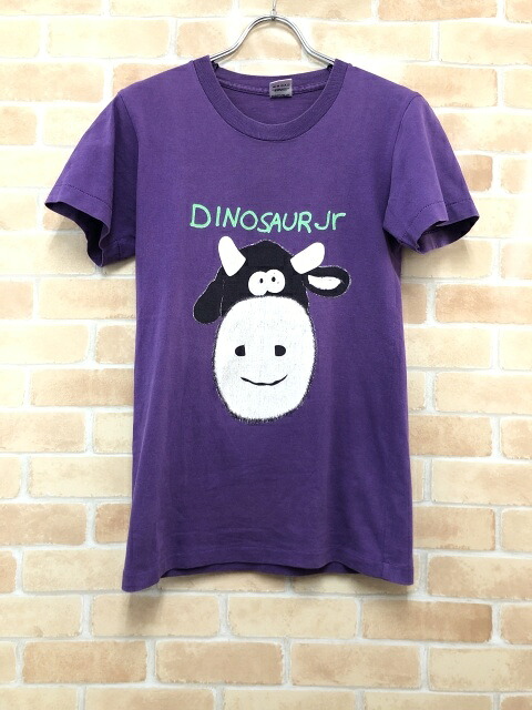 【中古】 FRUIT OF THE LOOM フルーツオブザルーム 90's DINOSAUR JR T-Shirt パープル XL 111434860｜セレクト古着レプトン　店