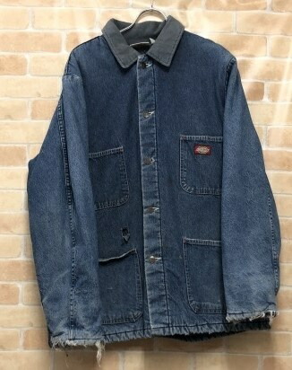 楽天市場】Dickies ディッキーズ デニム カバーオール ジャケット