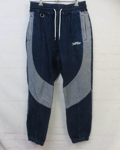 楽天市場】XXL【SAPEur DENIM TRACK PANTS INDIGO サプール デニム
