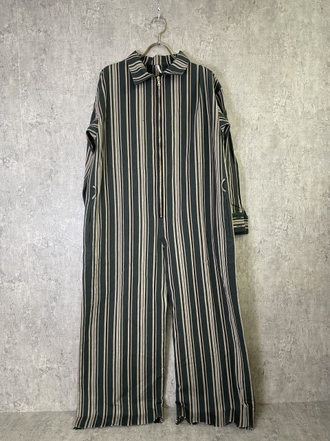 【中古】日本製 m\u0027s braque エムス゛フ゛仕合わせ Collared \u0026 Cuffed Jumpsuit シ゛ャンフ゜背広 シ゛ッフ゜アッフ゜ 同盟罷業生存期間゜ ク゛リーン SM 33914539
