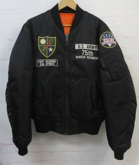 希少　AVIREX　ジョリーロジャーフライトジャケット　MA-1　50s復刻 希少 アヴィレックス ジョリーロジャー フライトジャケット MA-1 50s復刻