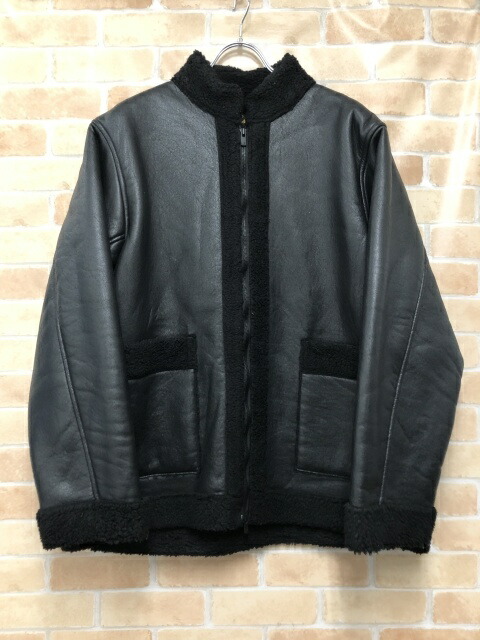 【中古】 タグ付 Needles ニードルズ ZIPPED TIBETAN JACKET HM376 ブラック S 111381222