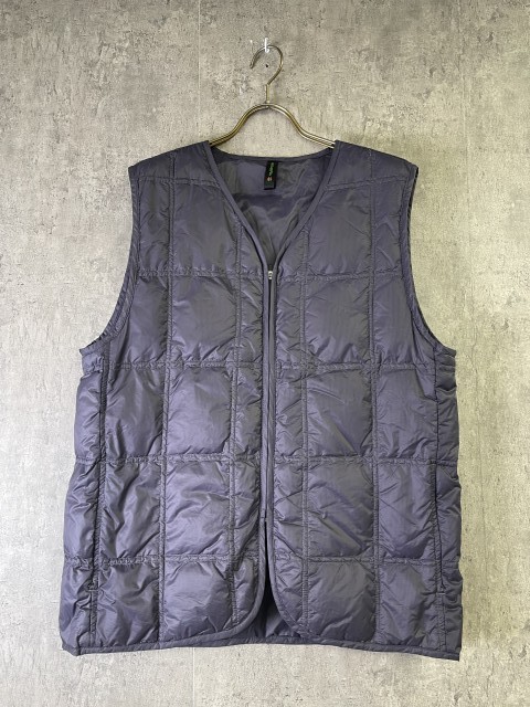 【中古】RAJABROOKE ラシ゛ャフ゛ルック タ゛ウン ヘ゛スト キルティンク゛ インナー ノーカラー リッフ゜ストッフ゜ ネイヒ゛ー M 33893977
