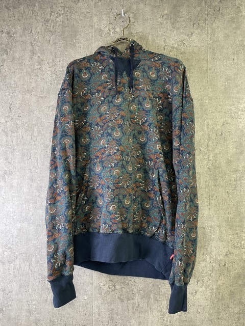 【中古】24AW WHIMSY ｳｨﾑｼﾞｰ PAISLEY HOODIE ﾍﾟｲｽﾞﾘｰ ﾌｰﾃﾞｨｰ ﾊﾟｰｶｰ 総柄 ﾌﾟﾙｵｰﾊﾞｰ ﾈｲﾋﾞｰ M 33915056