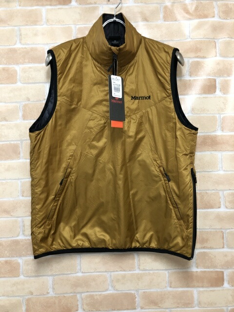 【中古】 タグ有 Marmot マーモット Alternative insulation Vest TSAU0034 ブラウン M 111441720