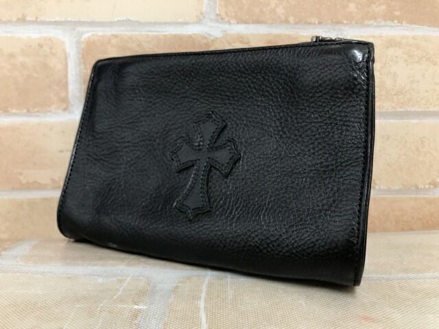 楽天市場】CHROME HEARTS クロムハーツ 巾着 レザーポーチ 革袋 保管袋
