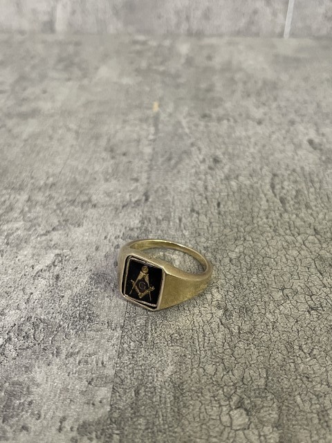 楽天市場】FREEMASON(フリーメイソン) 実物ビンテージ ゴールドリング
