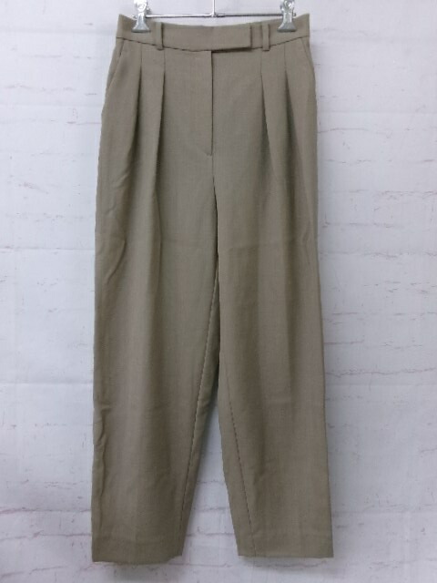 【中古】ebure ｴﾌﾞｰﾙ High Count Dry Wool Pants ﾊﾟﾝﾂ 4010600386 ﾍﾞｰｼﾞｭ 36 991872909