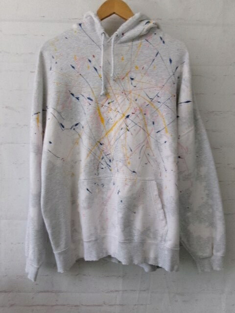 【中古】JOURNAL STANDARD ジャーナルスタンダード パーカー ペイント加工 26-070-600-8000-1-0 グレー L 991906433|セレクト古着レプトン 店