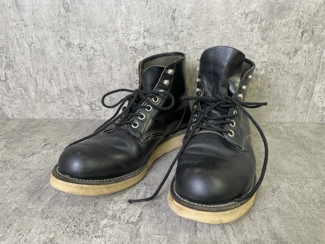 【中古】REDWING ﾚｯﾄﾞｳｨﾝｸﾞ ｱｲﾘｯｼｭｾｯﾀｰ ﾌﾞｰﾂ 亜米利加製 ｱﾒﾘｶ製 ﾌﾞﾗｯｸ 33959066