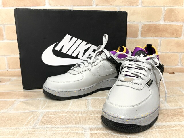 【中古】 箱有 NIKE×UNDER COVER ナイキ×アンダー取りまかなう AIR FORCE 1 LOW SP UC 薄墨色 US8.5 111445751