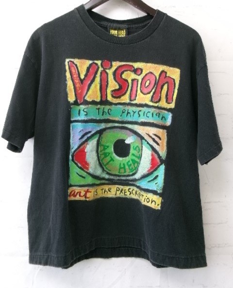 【中古】YOUR HEAD GOES HERE ﾕｱ ﾍｯﾄﾞ ｺﾞｰｽﾞ ﾋｱ ﾌﾚｯﾄﾞﾊﾞﾌﾞ ｳﾞｨﾝﾃｰｼﾞTｼｬﾂ ﾏﾙﾁｶﾗｰ L 991862274 Tシャツ・カットソー-メンズファッション-トップス