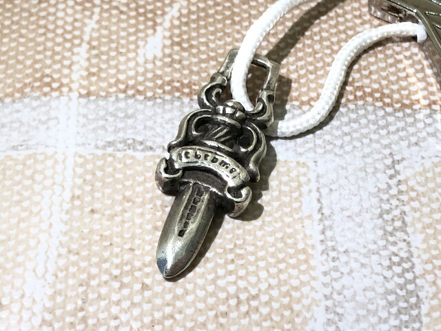 【中古】 Chrome Hearts クロムハーツ ＃5 ダガーチャーム  シャンデリヤいの一番 FB価値づける済 しろがね色  111419206