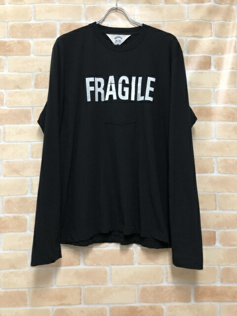 【中古】 SUNSEA サンシー RAGILE POCKET LONG TEE 22S26 黒いこと 3 111450706