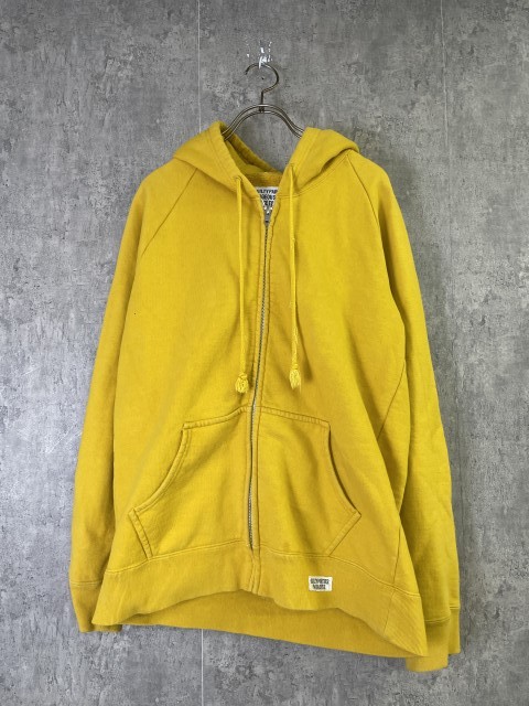 【中古】WACKO MARIA ﾜｺﾏﾘｱ ﾊﾟｰｶｰ ﾌｰﾃﾞｨｰ ｽｳｪｯﾄ ｼﾞｯﾌﾟｱｯﾌﾟ 鬼 天国 日本製 ｲｴﾛｰ M 33963849