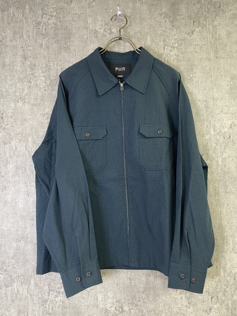 【中古】PROGRESSIVE WORKERS ASSOCIATION ﾌﾟﾛｸﾞﾚｯｼﾌﾞ ﾜｰｶｰｽﾞ ｱｿｼｴｲｼｮﾝ DRY ZIP-UP SWING SHIRT CHECK ｽｳｨﾝｸﾞｼｬﾂ ﾈｲﾋﾞｰﾁｪｯｸ S 33963336