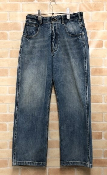 【中古】 26ss Maison Margiela メゾンマルジェラ ストレートレッグ クロップドジーンズ S50LA0245 ブルー 28 111451827｜セレクト古着レプトン　店
