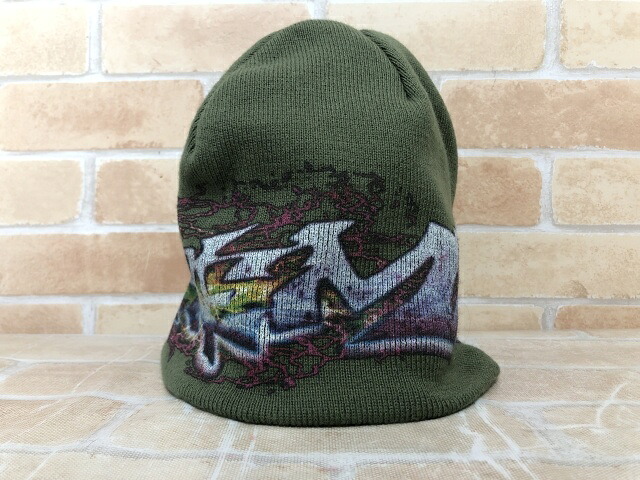 【中古】 Supreme シュプリーム Tag Beanie カーキ ONE 111451787