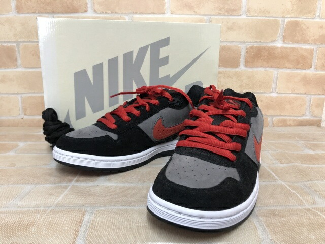 【中古】 箱付 NIKE ナイキ SB Paul Rodriguez Low Bred IM7147-001 黒いこと×赤いこと US11.5 111440007