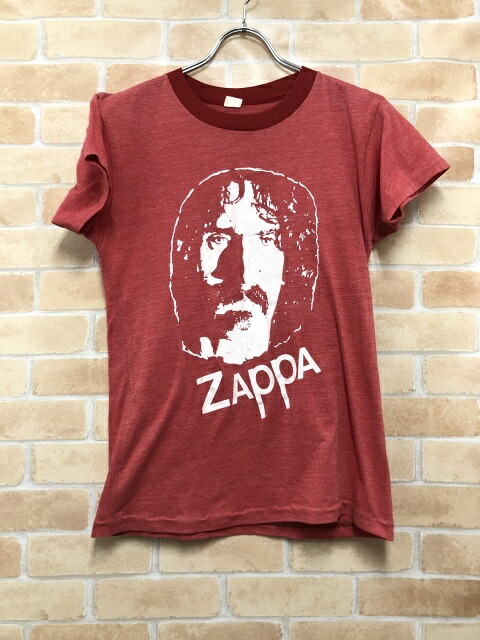 【中古】 80s Frank Zappa 真っ正直ザッパ Vintage Tee 赤いこと  111434867