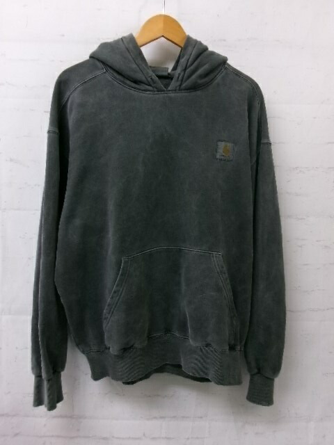【中古】Carhartt WIP ｶｰﾊｰﾄﾜｰｸｲﾝﾌﾟﾛｸﾞﾚｽ ﾌｰﾃﾞｯﾄﾞﾋﾞｽﾀｽｳｪｯﾄｼｬﾂ I029523 ｸﾞﾚｰ S 991914315