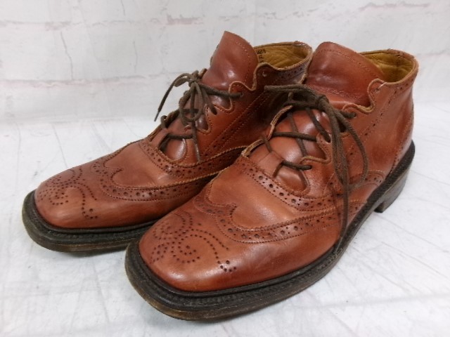 【中古】Tricker\u0027s ﾄﾘｯｶｰｽﾞ ﾌﾞｰﾂ ｳｨﾝｸﾞﾁｯﾌﾟ ｼｮｰﾄﾌﾞｰﾂ ﾌﾞﾗｳﾝ  991890400