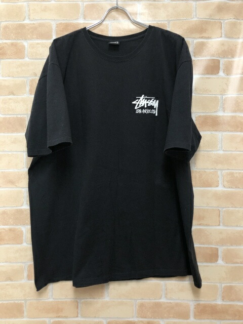 【中古】 STUSSY ステューシー STOCK LOS ANGELES TEE 黒いこと XXL 111453141