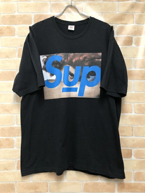 【中古】 Supreme×UNDER COVER シュプリーム FACE TEE 黒いこと XL 111453073