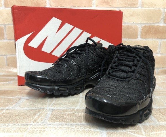 【中古】 箱付 NIKE ナイキ Air Max Plus 604133-050 黒いこと US10 111453187