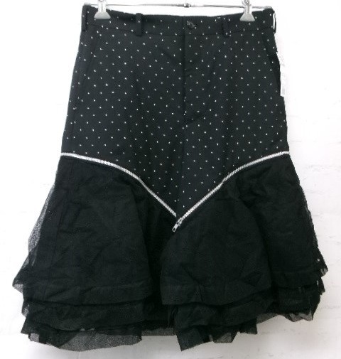 【中古】25SS COMME des GARCON HOMME ｺﾑﾃﾞｷﾞｬﾙｿﾝｵﾑ ﾁｭｰﾙﾄﾞｯｷﾝｸﾞｼｮｰﾂﾊｰﾌﾊﾟﾝﾂ PO-P034 ﾌﾞﾗｯｸ S 991885062｜セレクト古着レプトン　店