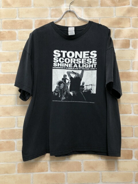 【中古】 The Rolling Stones ローリングストーンズ DELTA Shine a LIGHT TEE 2008 黒いこと 2XL 111436386
