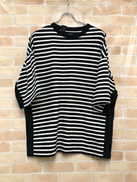 【中古】 N.HOOLYWOOD エヌハリウッド CREW NECK T-SHIRT 2201-CS05-010PEG 白いこと×黒いこと 40 111427244