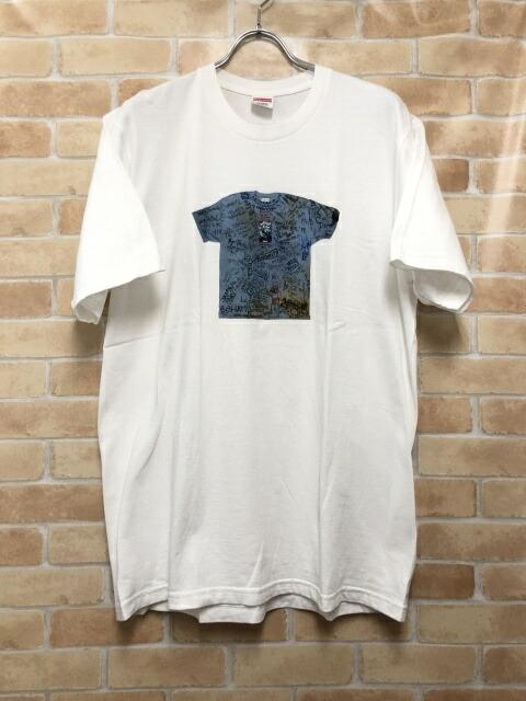【中古】 Supreme シュプリーム First Tee 30th anniversary 白いこと L 111454573