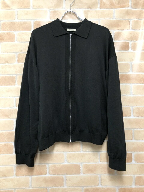 【中古】 VAINL ARCHIVE ヴァイナルアーカイブ AZIZ-C ZIP CARDIGAN VASK25S001 ブラック L 111454703｜セレクト古着レプトン　店