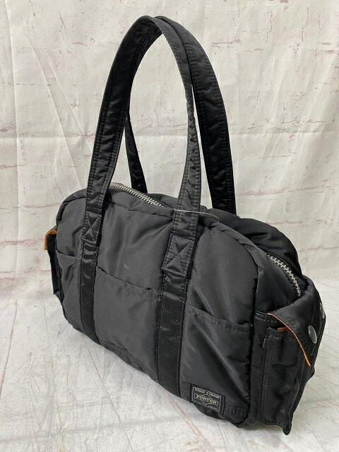 【中古】PORTER ﾎﾟｰﾀｰ ﾎﾞｽﾄﾝﾊﾞｯｸﾞ 622-66996 ﾌﾞﾗｯｸ ｵﾚﾝｼﾞ 991908958｜セレクト古着レプトン　店
