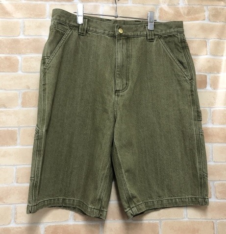 【中古】 Carhartt WIP カーハートワークインプログレス ETHAN LONG SHORT A261037 カーキ M 111455697|セレクト古着レプトン 店