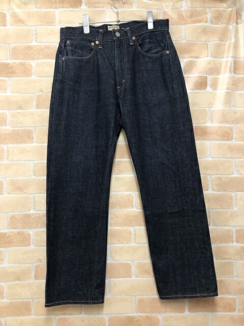 【中古】 Pherrow's フェローズ テーパードジーンズ LOT405 インディゴ W30 L36 111454532｜セレクト古着レプトン　店 15,070円