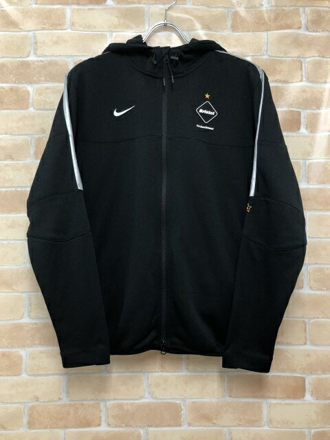 【中古】 F.C.Real Bristol エフシーレアルブリストル &times;NIKE パーカー SP160902FEC ブラック L 111409022｜セレクト古着レプトン　店