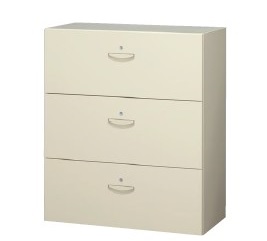 【送料無料】【RG45シリーズ】３段ラテラルキャビネット【受注生産品】【オフィス家具/収納家具/キャビネット/書棚】スチール書庫//事務室用/SOHO