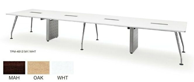 【送料無料】 TPM-4812（M1）/AICO ミーティングテーブル デスク/テーブル 会議テーブル/大型テーブル 【お客様組み立て品】【軒先渡し商品】 【カラー選べます】