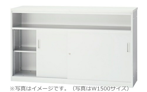 【貨物輸送無料】CT-H18Ｔご機嫌カウンタ引戸・中棚型日本製/事務所/授業時間/ホスピタル/厚生創設 インテリア・寝具・収納-オフィス家具-その他
