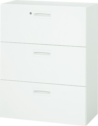 【下置専用】ラテラル/スチール書庫W800&times;D450&times;H1030mm【メーカー直送地域限定送料1500円】バリアス・シストシステム収納/書棚/書庫事務用/完成品/日本製要施工商品オフィス家具/業務用書庫｜オフィス家具のセレクトマーケット