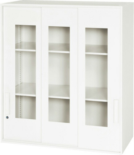 【上置専用】3枚引戸スチール書庫W900×D400×H1030mm【メーカー直送地域限定送料1500円】バリアス・シストシステム収納/書棚/書庫事務用/完成品/日本製要施工商品オフィス家具/業務用書庫|オフィス家具のセレクトマーケット