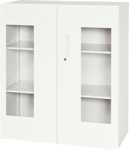 【下置専用】両開スチール書庫W900×D310×H1030mm【メーカー直送地域限定送料1500円】バリアス・シストシステム収納/書棚/書庫事務用/完成品/日本製要施工商品オフィス家具/業務用書庫|オフィス家具のセレクトマーケット