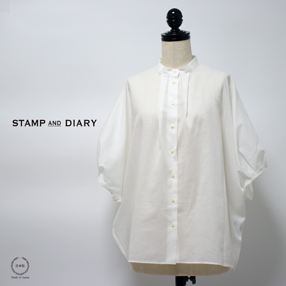 STANP AND DIARY シャツブラウス　　刺繍　cotton100% 楽天市場】【SUMMER SALE】スタンプアンドダイアリー オリジナル