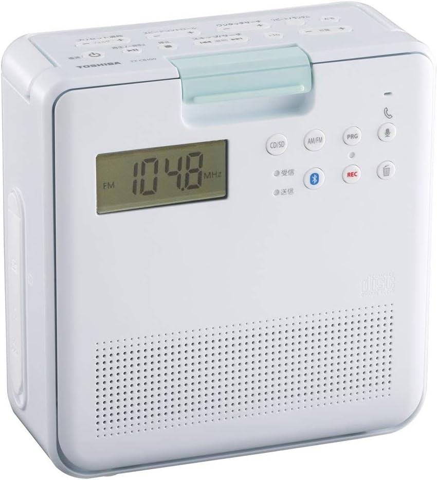 東芝 防水CDラジオ（ホワイト）TOSHIBA TY-CB100-W｜セレクトストアレインボー