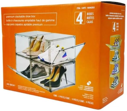 コストコAG BOX クリアシューボックス4個セット×2箱 AG BOX クリアシューボックス4個セット | Costco Japan