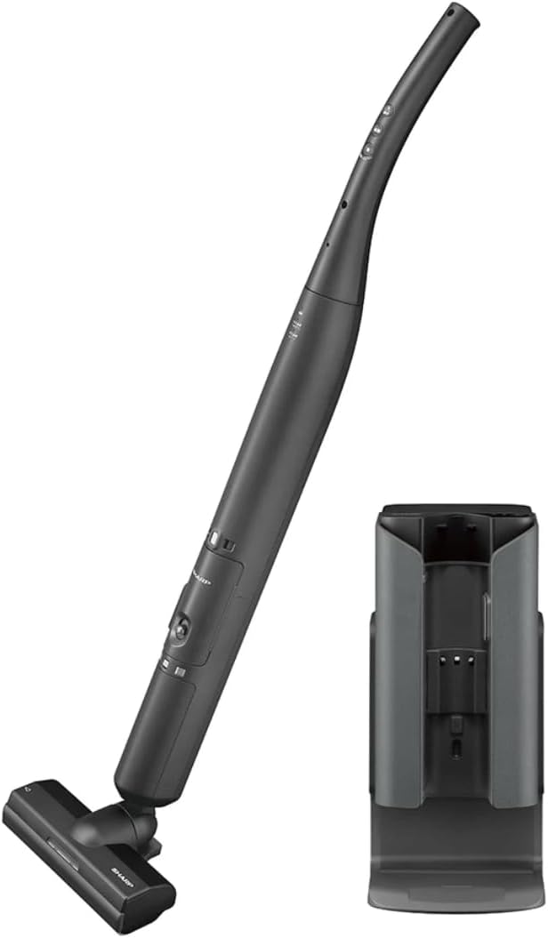 シャープ スティック 掃除機 EC-XR1-H ラクティブエア コードレス 自動ごみ収集 紙パック式 ステーションタイプ