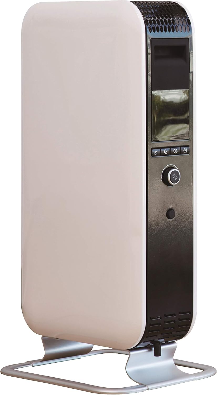 Mill 油絵の具暖房器 (気温調節する役立つこと) (最終生産物3度合い据え付ける) (混凝土住み処~8畳/木造住み処~6畳) (入/切タイマー 最大限度24第四次元) (おやすみタイマー) (LED見せびらかす書きあらわす) 白いこと YAB-H1200TIM(W)